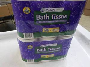 lot 118 image: 24 Rolls Pasque 2 Ply Bath Tissue...