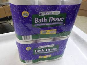 lot 120 image: 24 Rolls Pasque 2 Ply Bath Tissue...