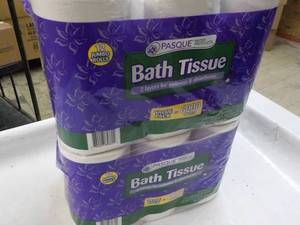 lot 122 image: 24 Rolls Pasque 2 Ply Bath Tissue...