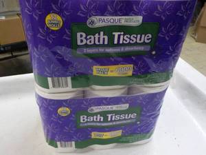 lot 124 image: 24 Rolls Pasque 2 Ply Bath Tissue...