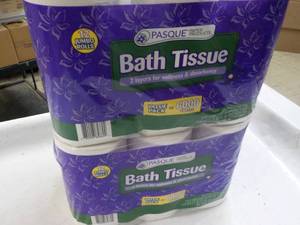 lot 125 image: 24 Rolls Pasque 2 Ply Bath Tissue...