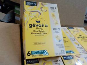 lot 190 image: 6 ct Gevalia Keurig 6 each Frothy C...