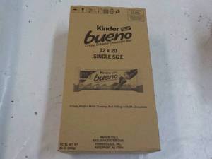 lot 195 image: Kinder Bueno 20 ct 1.5 oz Bars...