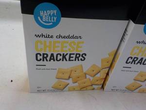 lot 201 image: 6 ct Happy Belly 12.4 oz boxes Whit...