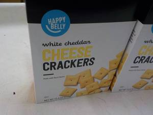 lot 202 image: 6 ct Happy Belly 12.4 oz boxes Whit...