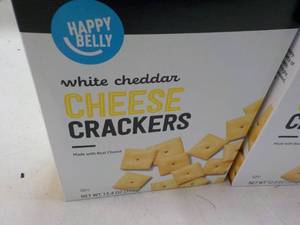 lot 203 image: 6 ct Happy Belly 12.4 oz boxes Whit...