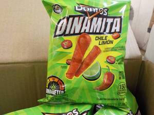 lot 208 image: 32 ct 3 12 oz bags Doritos Dinamit...