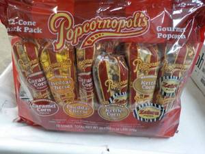 lot 216 image: 12 ct Popcornopolis Gourmet Popcorn...