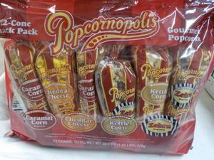 lot 217 image: 12 ct Popcornopolis Gourmet Popcorn...