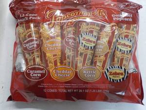 lot 313 image: 12 ct Popcornopolis Gourmet Popcorn...