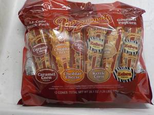 lot 315 image: 12 ct Popcornopolis Gourmet Popcorn...