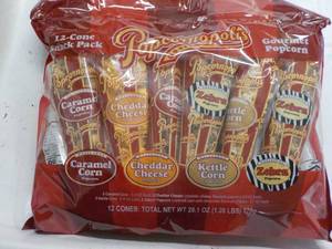 lot 318 image: 12 ct Popcornopolis Gourmet Popcorn...