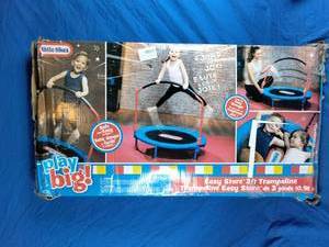 lot 56 image: Little Tikes Easy Store 3 Ft. Trampoline