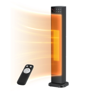 lot 54 image: Pelonis 30 1500-Watt Digital Ceramic Tower Heater with Remote