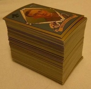 lot 38 image: BASEBALL CARD SET
