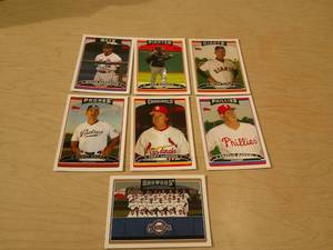 lot 55 image: BASEBALL CARD