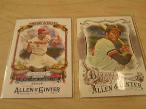 lot 117 image: BASEBALL CARDS