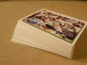 lot 169 image: BASEBALL CARDS UPPER DECK 1991