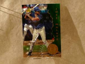 lot 178 image: JOSE MALAVE ROOKIE CARD