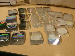lot 199 image: HOLOGRAM TEAM LOGO STICKER BASEBALL CARDS