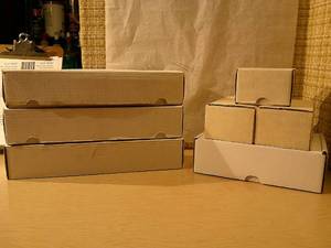 lot 245 image: CARD BOXES TO STORE YOUR CARDS