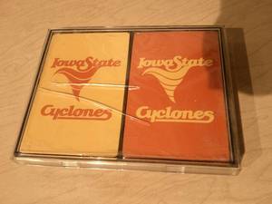 lot 247 image: IOWA CYCLONES PLAYING CARDS