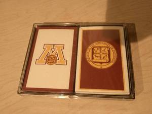 lot 250 image: MINNESOTA GOPHERS PLAYING CARDS