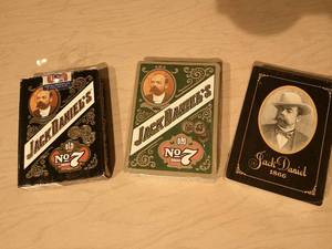 lot 257 image: JACK DANIELS PLAYING CARDS