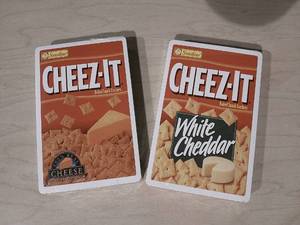 lot 258 image: CHEEZE IT PLAYING CARDS