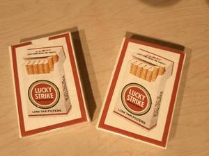 lot 264 image: LUCKY STRIKE PLAYING CARDS