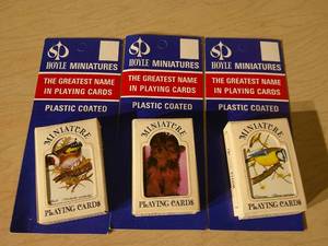 lot 273 image: HOYLE MINIATURE PLAYING CARDS