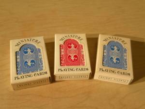 lot 279 image: MINIATURE PLAYING CARDS