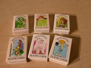 lot 281 image: MINIATURE CARDS