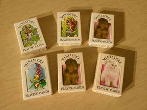 lot 287 image: MINIATURE CARDS