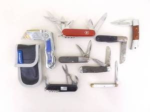 Collection of Swiss Army, Kobalt, etc. Pocket etc. Knives