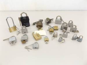 Lot of Antique and Vintage Locks WITH KEYS