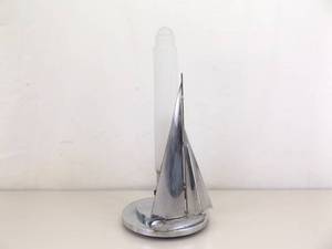 WORKING Vintage 1940s AUTHENTIC Art Deco Sailboat Table Lamp
