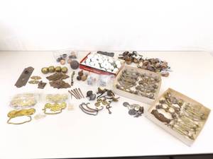 Large Lot of Antique and Vintage Drawer Pulls, Hardware, etc.