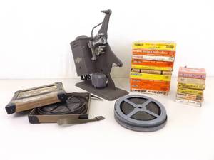 Lot of 16MM Films and Projector&nbsp