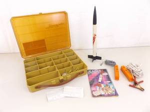 Lot of Vintage Model Rocket, Engines, etc.