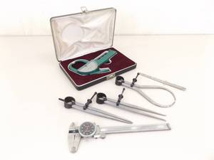 Lot of Precision Machinist Measuring Tools, Calipers, etc.