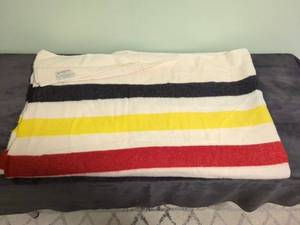 Faribault Woolen Mill Company Striped Wool Blanket