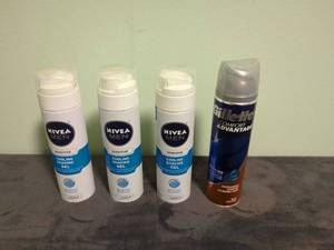 Set of 5 Mens Shaving Gels by Nivea and Gillette