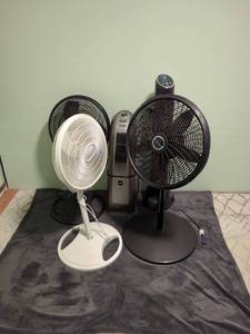 Collection of 4 Electric Fans - Lasko & Honeywell