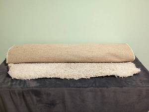 BOBO Shaggy Area Rug with Textured Design