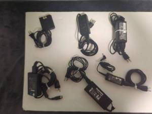 Collection of 6 Mixed Laptop Adapters and Chargers