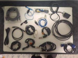 Lot of 15 Assorted Cables and Adapters