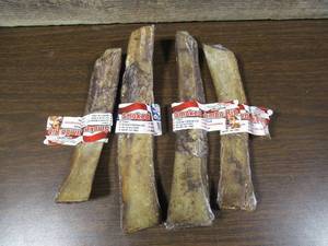 Lot of 4 Natures Own Smoked Large Rib Dog Treat
