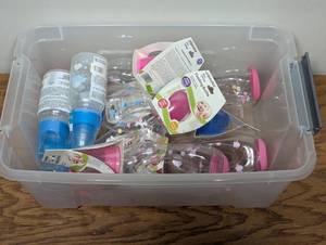 Mixed Bin - 8oz, 5oz Baby Bottles - Crib Mates