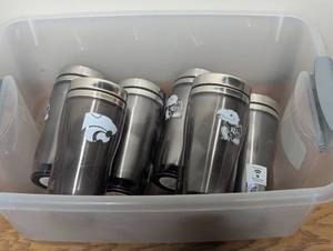 6 NCAA Team Coffee Traveler Mugs with Lids